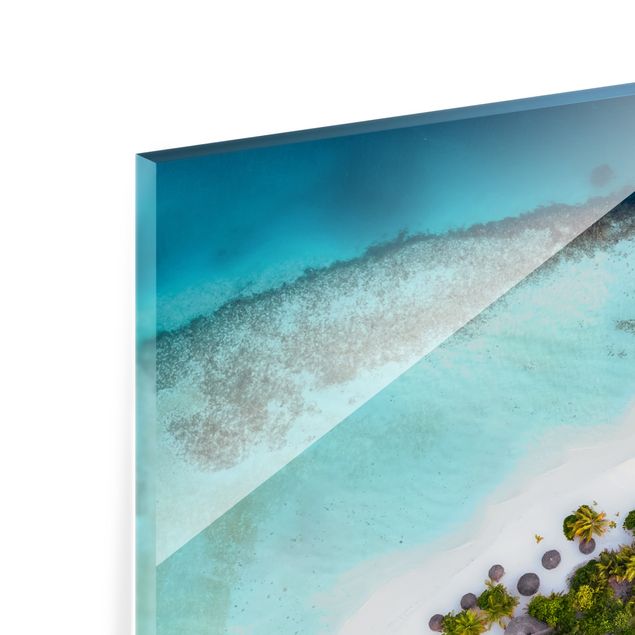 Panel szklany do kuchni - Ocean Paradise Maldives