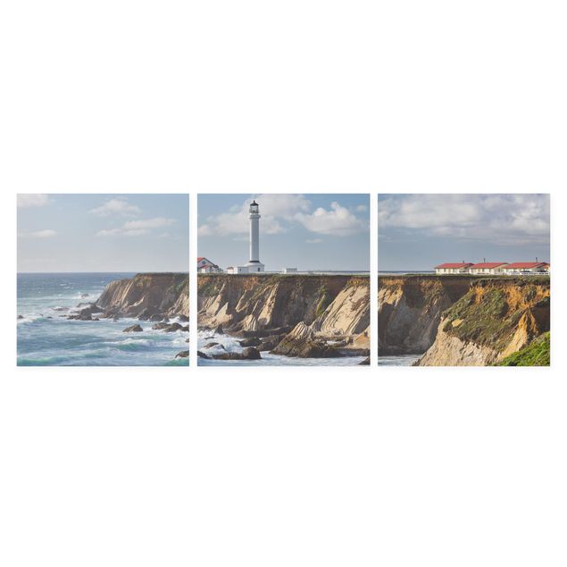 Plaża obraz Point Arena Lighthouse California