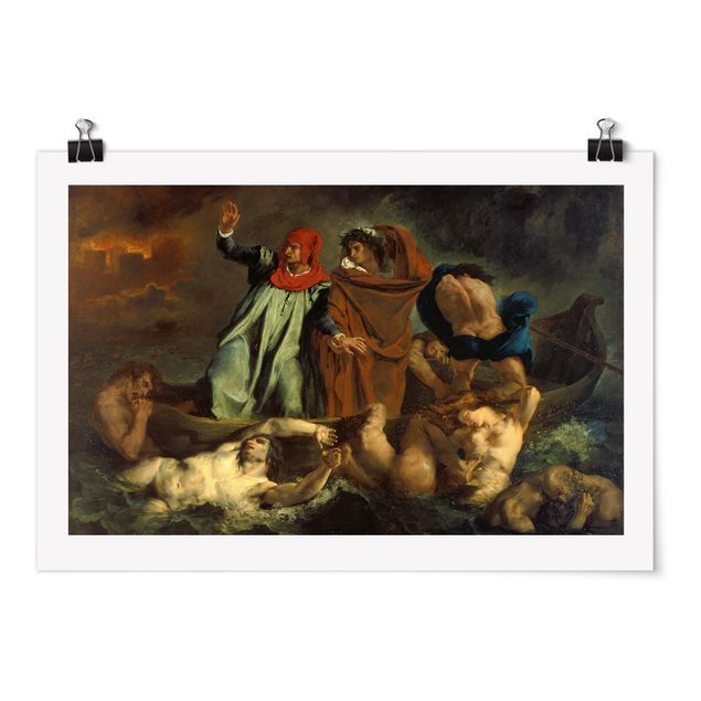 Obrazy artystów Eugène Delacroix - Dante i Wergiliusz w piekle