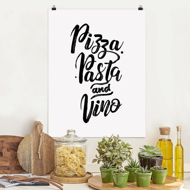 Dekoracja do kuchni Pizza Pasta i Vino