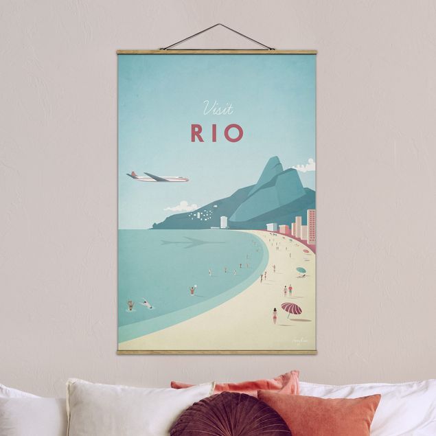 Dekoracja do kuchni Plakat podróżniczy - Rio de Janeiro