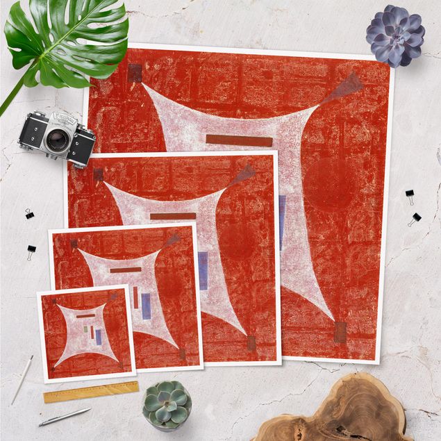 Plakaty abstrakcja Wassily Kandinsky - Cztery rogi