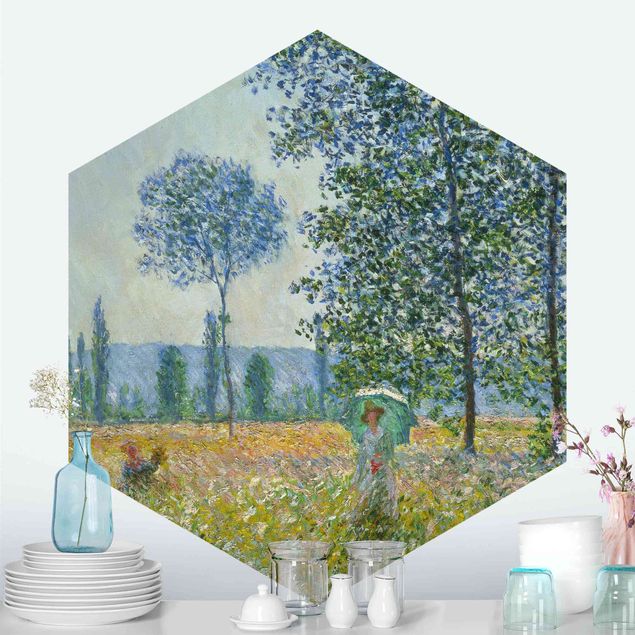 Impresjonizm obrazy Claude Monet - Pola na wiosnę