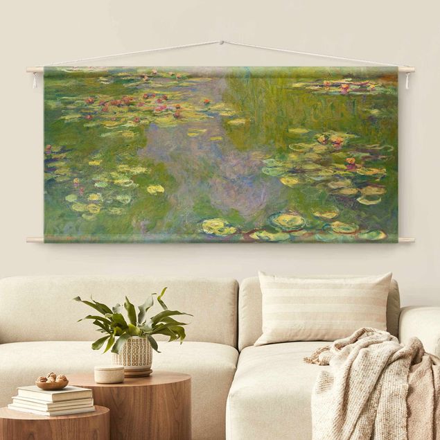 Obrazy do salonu Claude Monet - Green Waterlilies