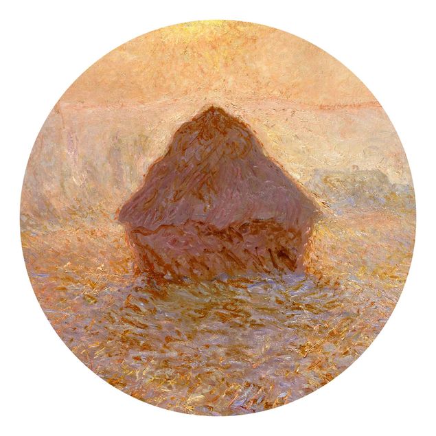 Tapeta krajobrazy Claude Monet - Stóg siana we mgle
