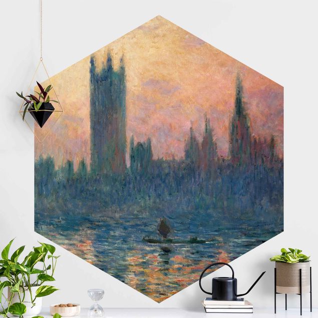 Fototapety Londyn Claude Monet - Zachód słońca w Londynie