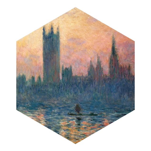 Modne fototapety Claude Monet - Zachód słońca w Londynie
