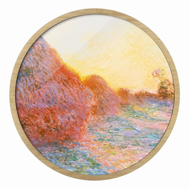 Obrazy w ramie do korytarzu Claude Monet - Straw Barn