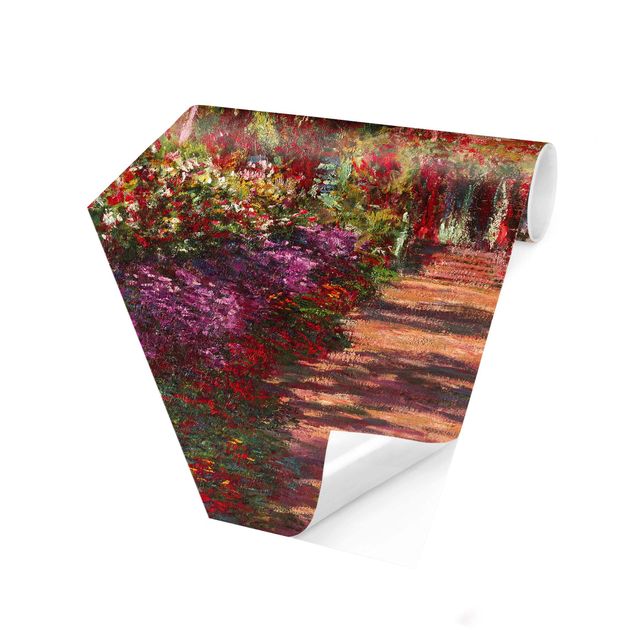Tapety Claude Monet - Ścieżka w ogrodzie Moneta w Giverny