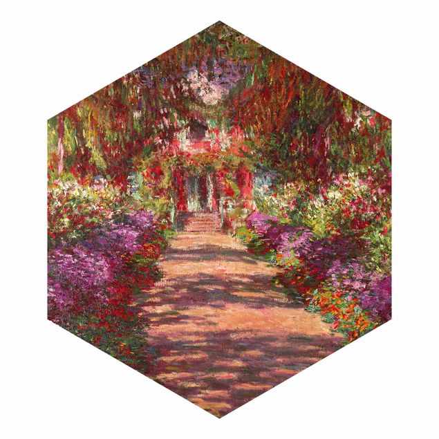 Fototapety Claude Monet - Ścieżka w ogrodzie Moneta w Giverny