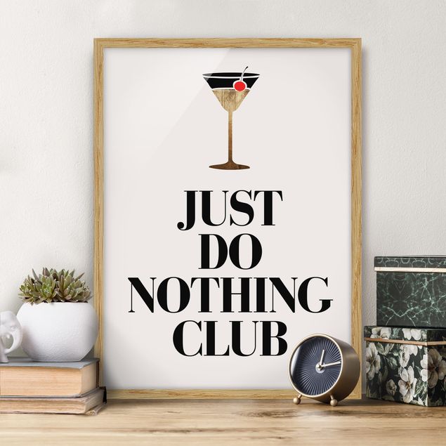 Dekoracja do kuchni Cocktail - klub "Po prostu nic nie rób".