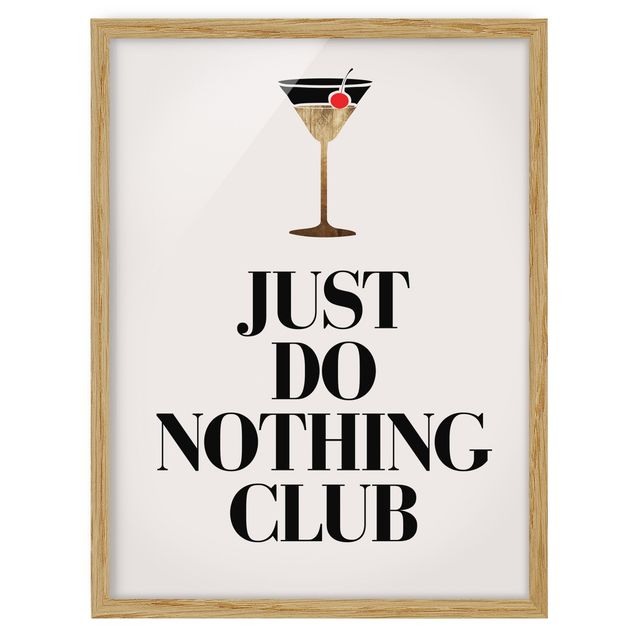Nowoczesne obrazy Cocktail - klub "Po prostu nic nie rób".