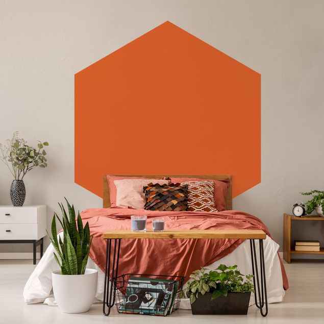 Tapety na ściany Kolor pomarańczowy
