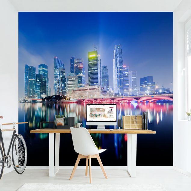 Modne fototapety Kolorowy Singapur