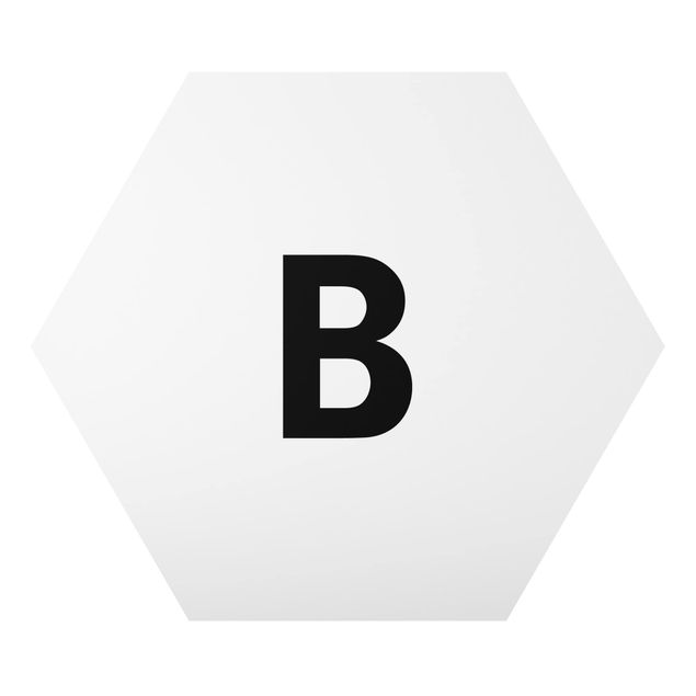 Litera obraz Biała litera B