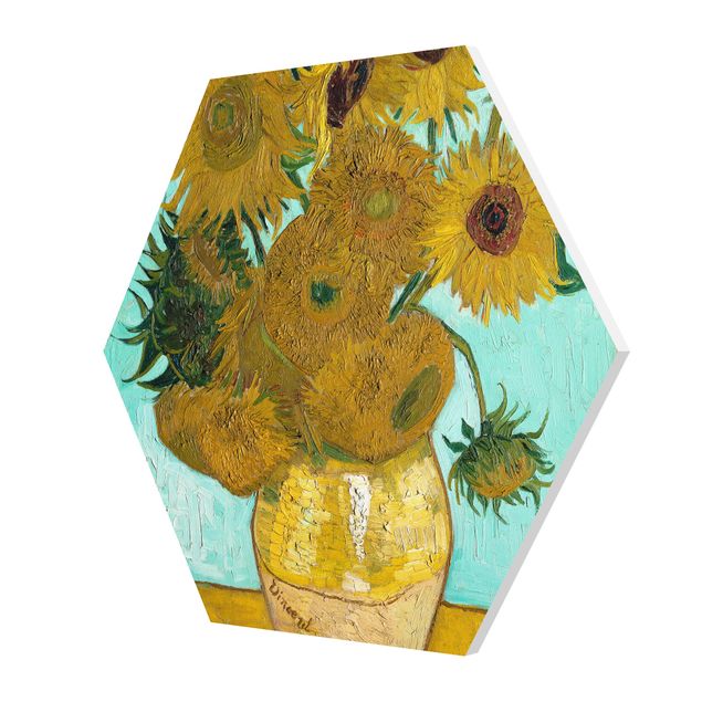 Obrazy impresjonistyczne Vincent van Gogh - Wazon ze słonecznikami
