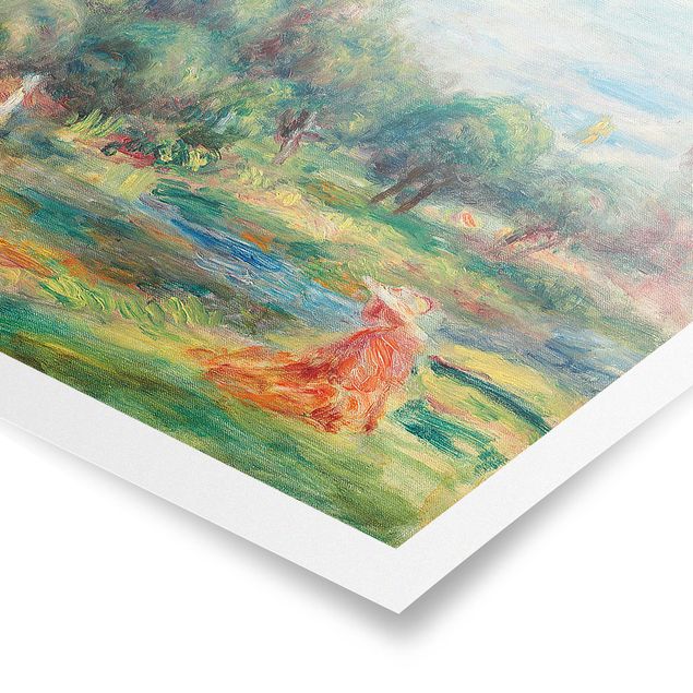 Drzewo obraz Auguste Renoir - Krajobraz w pobliżu Cagnes