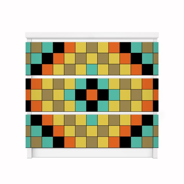 Folia samoprzylepna Kolorowa mozaika