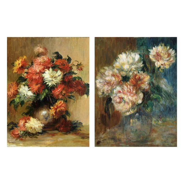 Impresjonizm obrazy Auguste Renoir - Wazony na kwiaty