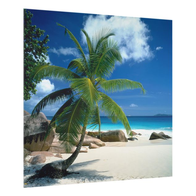Panele szklane do kuchni Dream Beach Seychelles