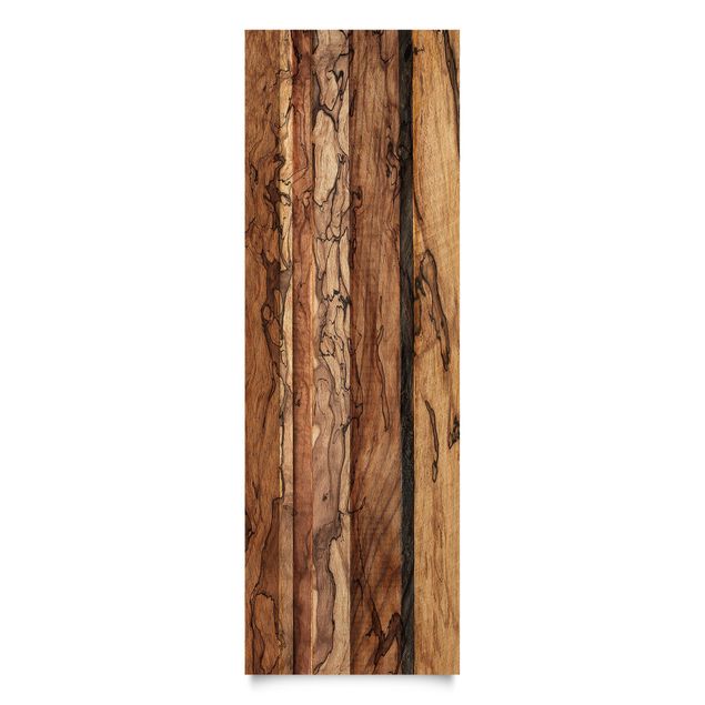 Folia samoprzylepna - Ściana drewniana płomieniowana
