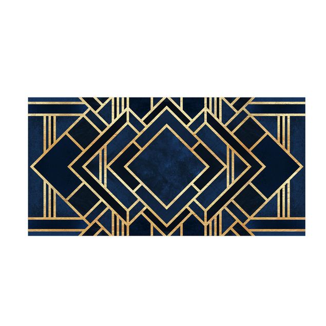 nowoczesny dywan Złoto Art Deco