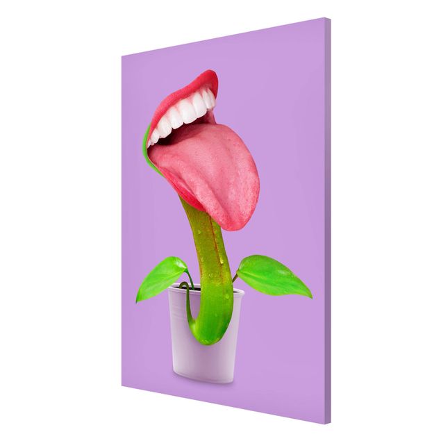 Obrazy nowoczesny Roślina mięsożerna z ustami
