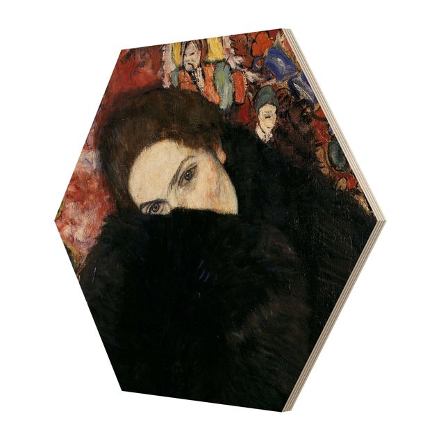 Reprodukcje obrazów Gustav Klimt - Dama z mufką