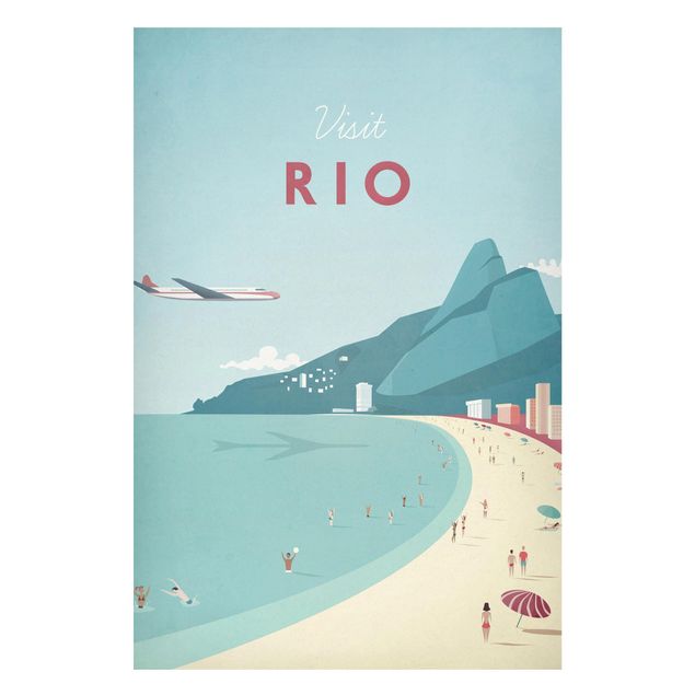 Obrazy do salonu nowoczesne Plakat podróżniczy - Rio de Janeiro