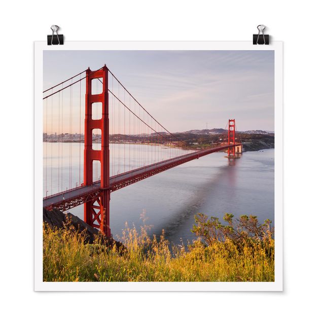 Obrazy z napisami Most Złotoen Gate w San Francisco