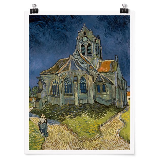 Obrazy nowoczesny Vincent van Gogh - Kościół w Auvers-sur-Oise