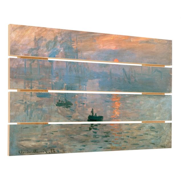 Obrazy drewniane Claude Monet - Impresja