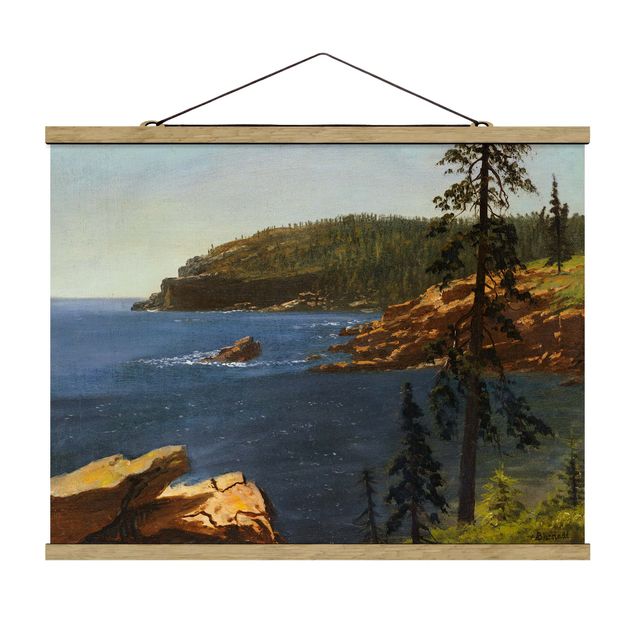 Obrazy morze Albert Bierstadt - Wybrzeże Kalifornii