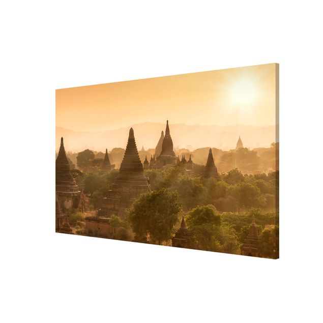 Obrazy do salonu Zachód słońca nad Baganem