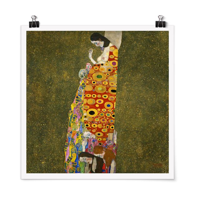 Nowoczesne obrazy do salonu Gustav Klimt - Nadzieja II