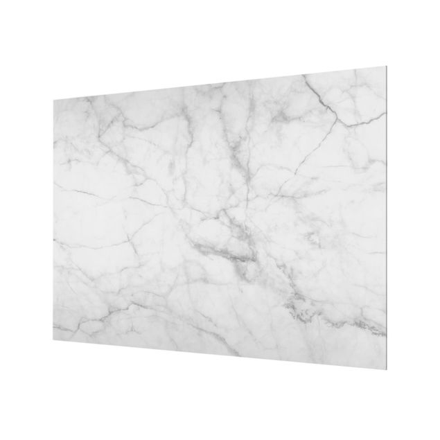 Panel szklany do kuchni - Bianco Carrara