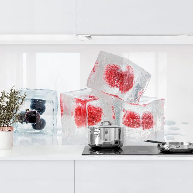 Dekoracja do kuchni Owoce w kostce lodu