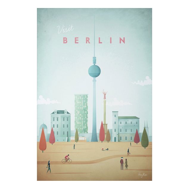 Dekoracja do kuchni Plakat podróżniczy - Berlin