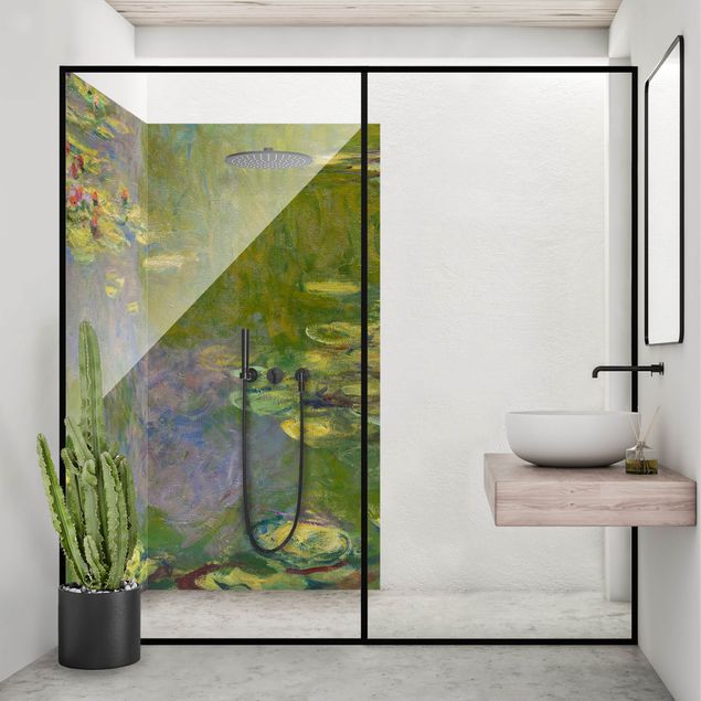 Panele ścienne do łazienki Claude Monet - Green Waterlilies
