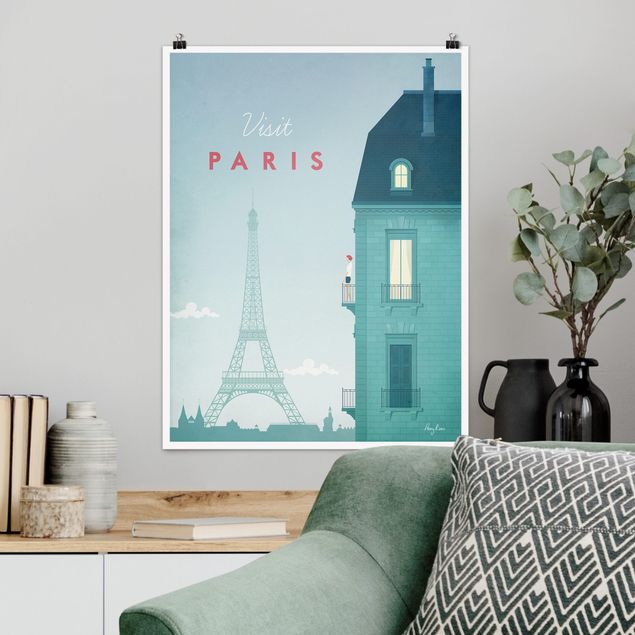 Dekoracja do kuchni Plakat podróżniczy - Paryż