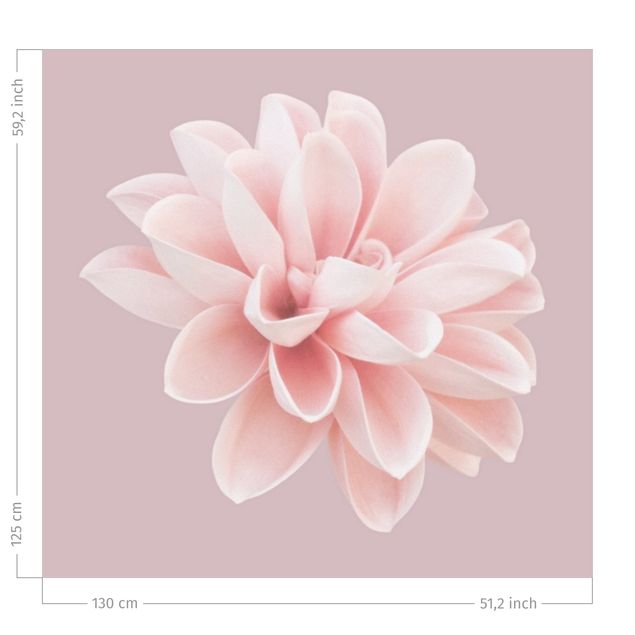 zasłony na wymiar Dahlia Flower Lavender Pink White