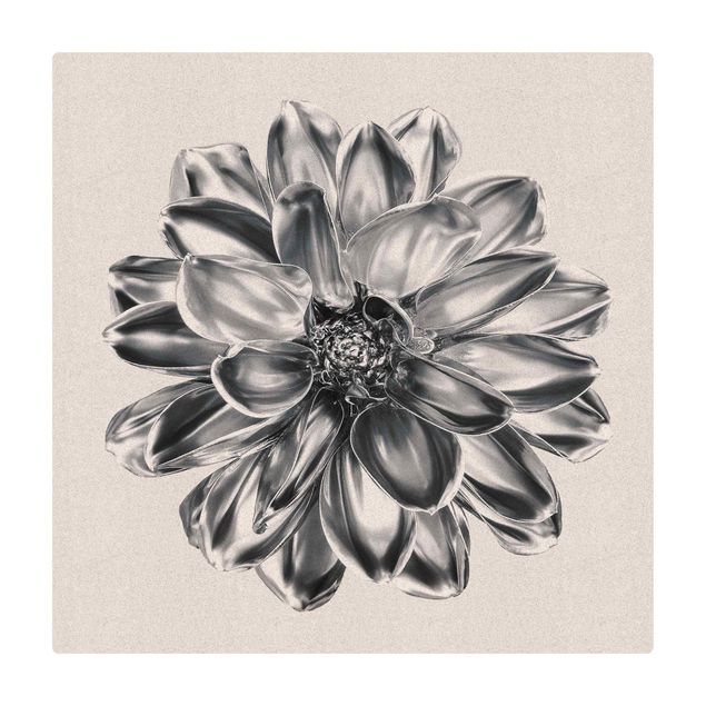 Mata korkowa - Kwiat dalii Srebrny metalik