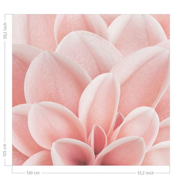 zasłony szyte na wymiar Dahlia Pink Petals Detail