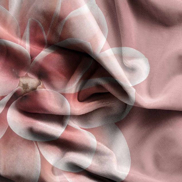 Tekstylia domowe Wyśrodkowana dalia w różowym odcieniu