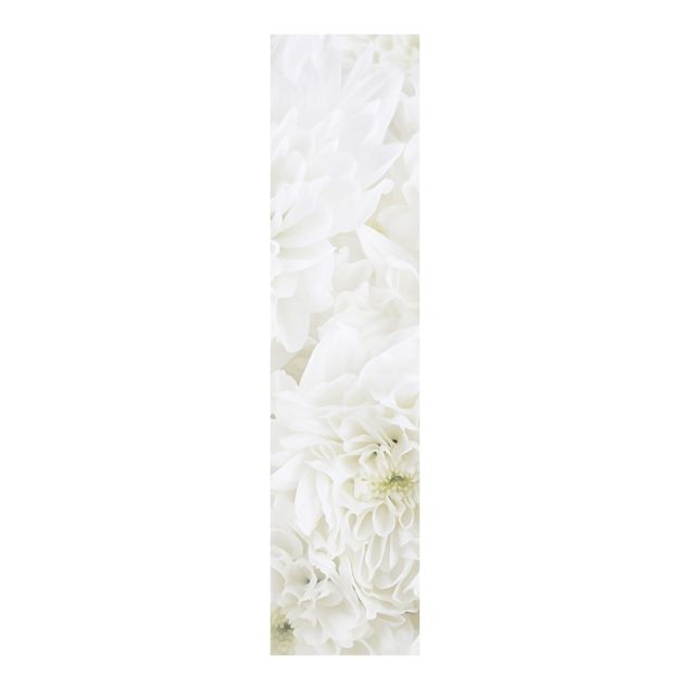 Tekstylia domowe Dahlie Morze kwiatów białe