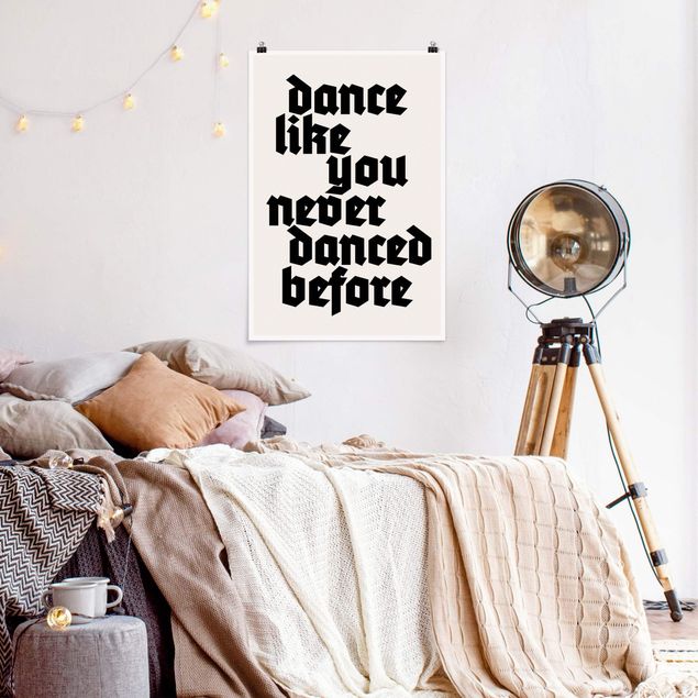 Nowoczesne obrazy Tańcz jak nigdy dotąd