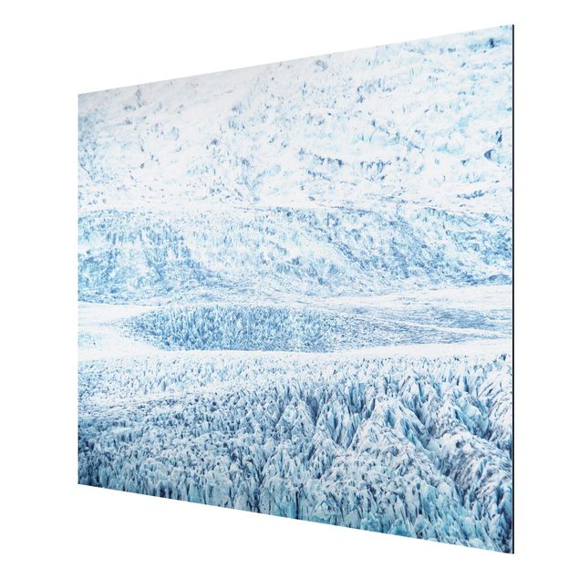 Nowoczesne obrazy Wzór na lodowcu islandzkim
