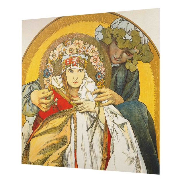 Reprodukcje dzieł sztuki Alfons Mucha - plakat Republika Czechosłowacka