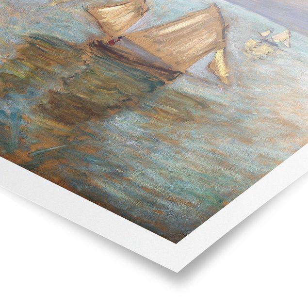 Obrazy z morzem Claude Monet - Łodzie rybackie