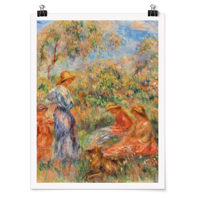 Impresjonizm obrazy Auguste Renoir - Krajobraz z kobietą i dzieckiem